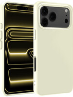 LUQ LUQ iPhone 17 Pro Max Hoesje Siliconen - Wit