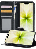 LUQ LUQ iPhone 17 Hoesje Bookcase - Zwart