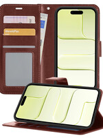 LUQ LUQ iPhone Air Hoesje Bookcase - Bruin