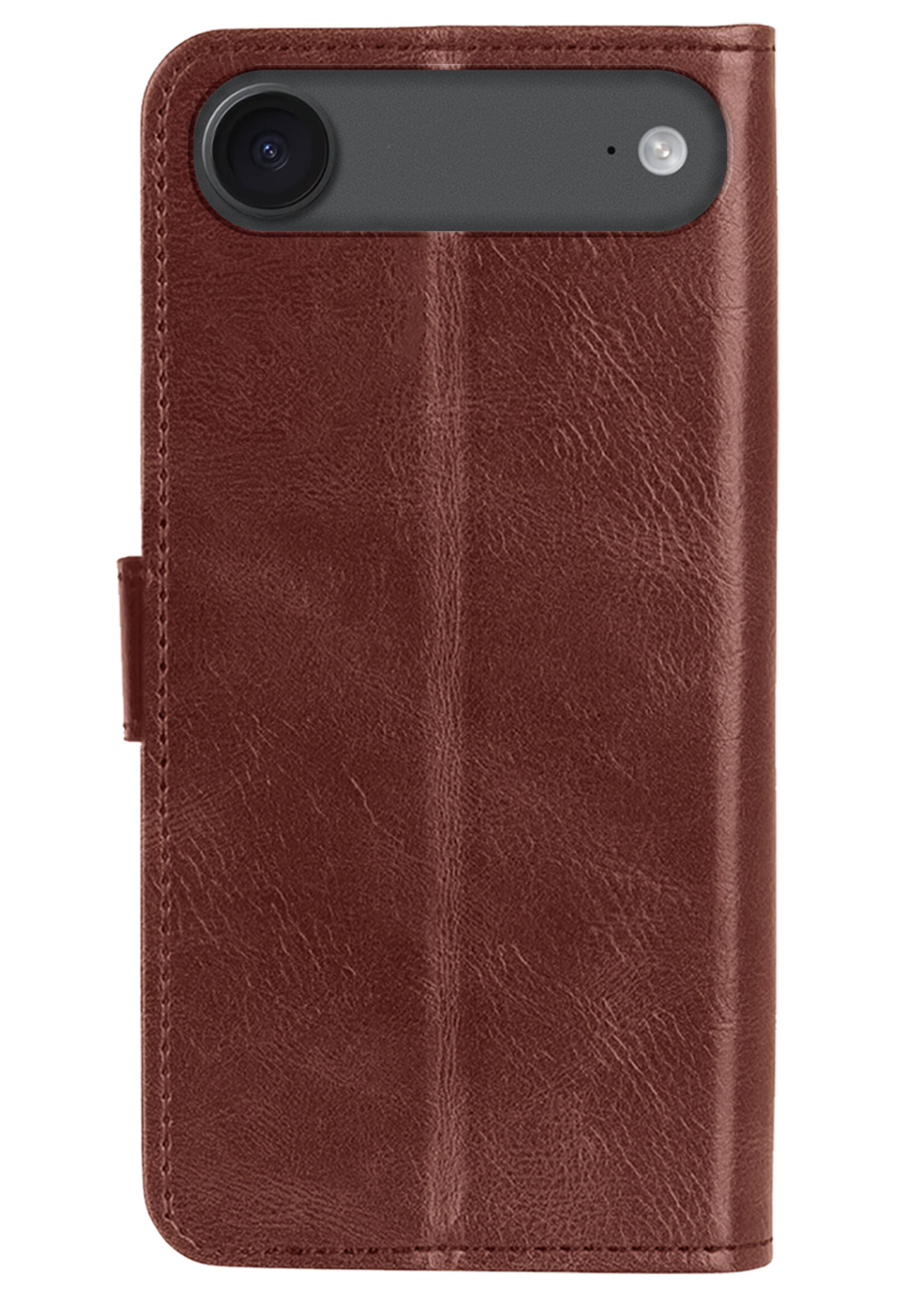 LUQ LUQ iPhone Air Hoesje Bookcase - Bruin