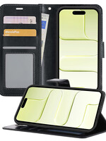 LUQ LUQ iPhone Air Hoesje Bookcase - Zwart