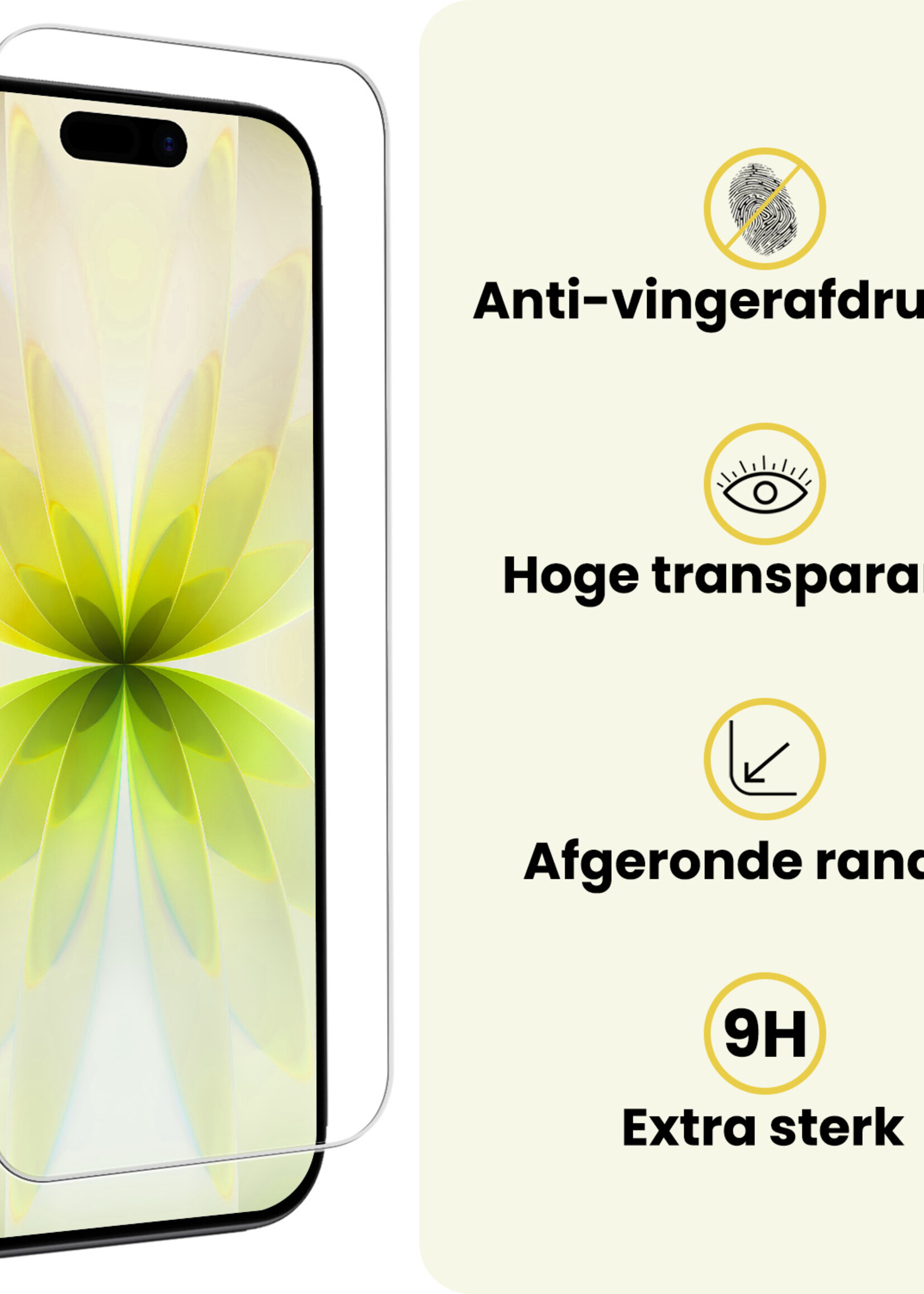 LUQ LUQ iPhone 17 Hoesje Pashouder met Koord Met 2x Screenprotector - Papaya