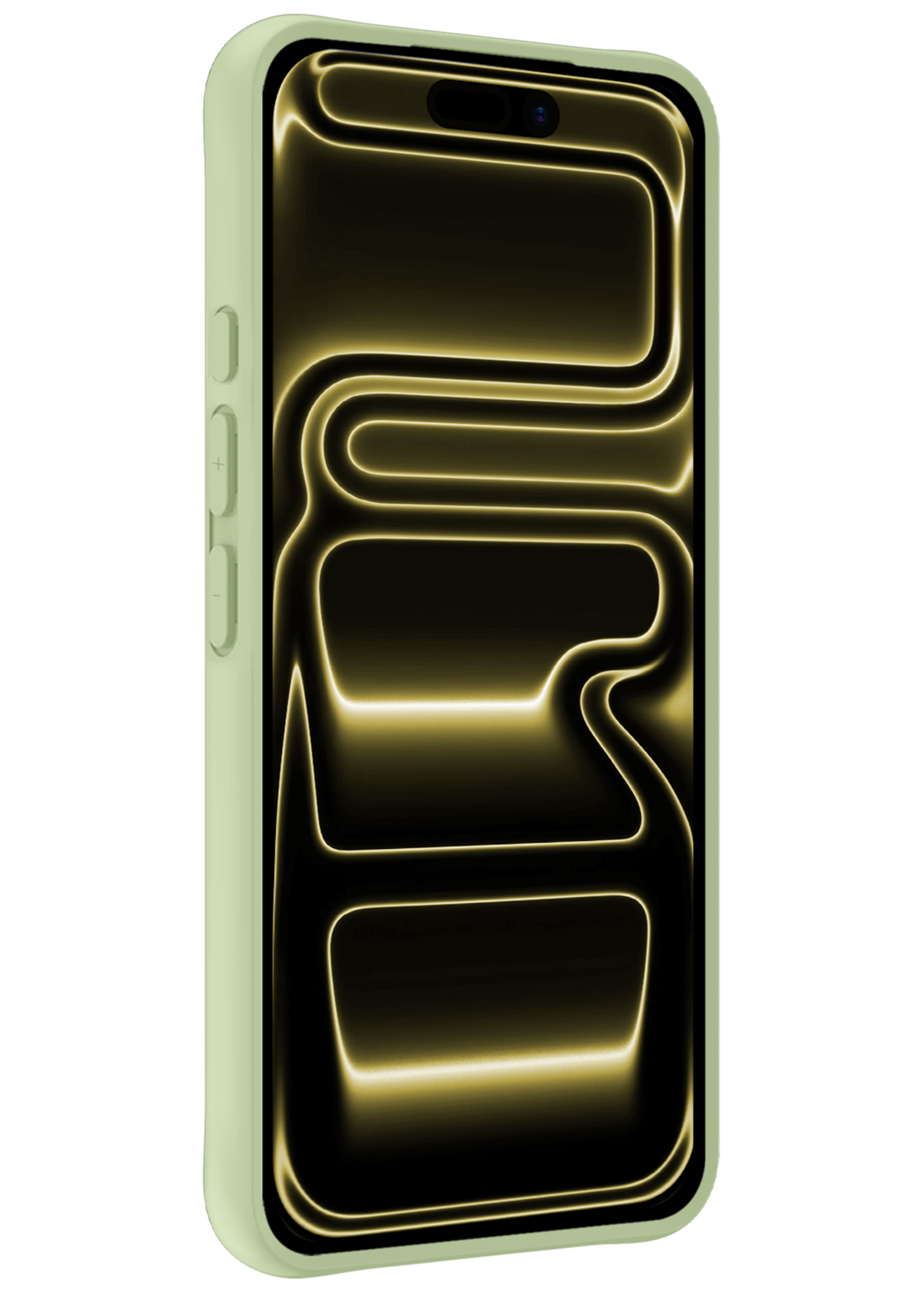 LUQ LUQ iPhone 17 Pro Max Hoesje Siliconen Met Screenprotector Met Dichte Notch - Groen