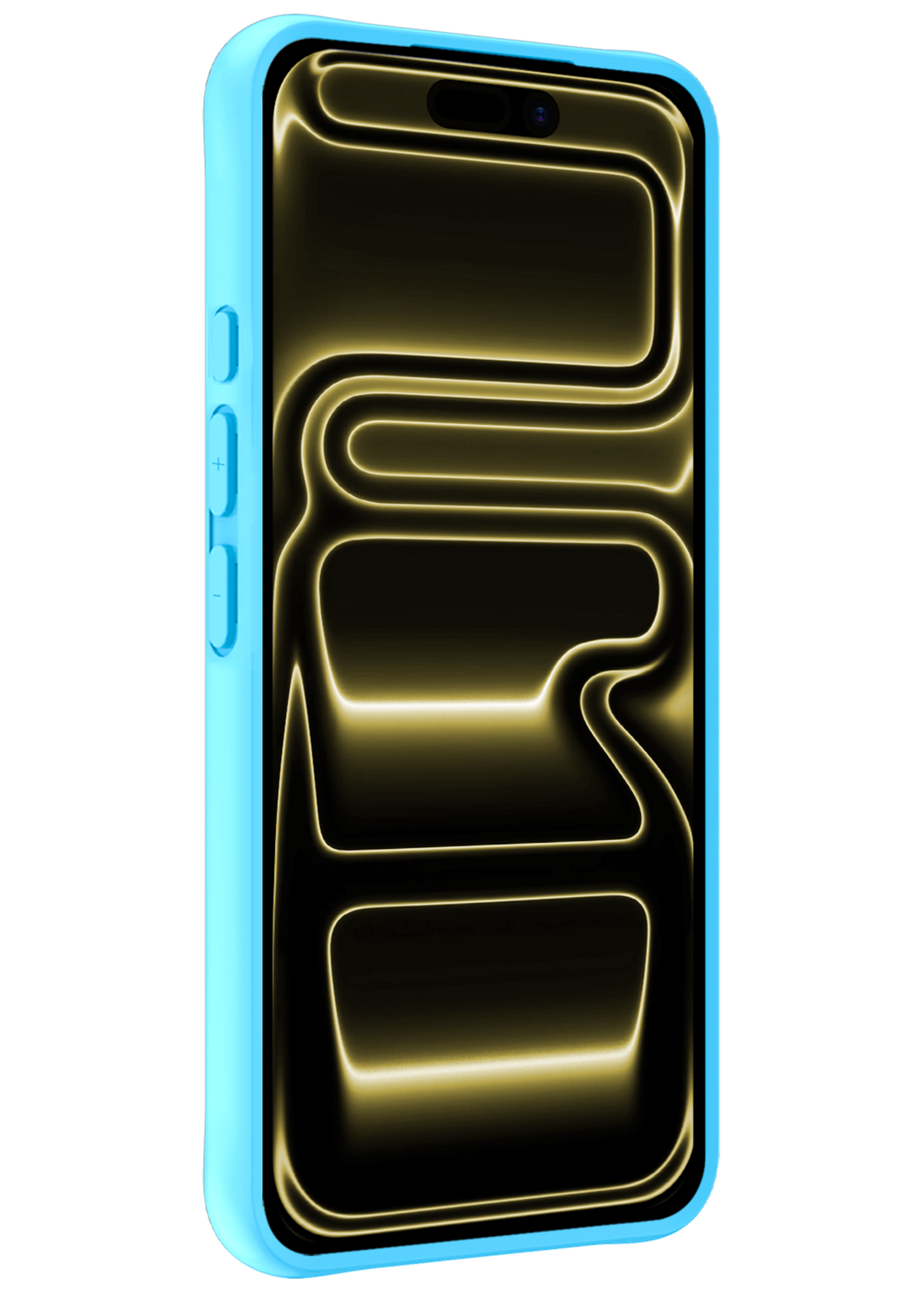 LUQ LUQ iPhone 17 Pro Max Hoesje Siliconen - Lichtblauw