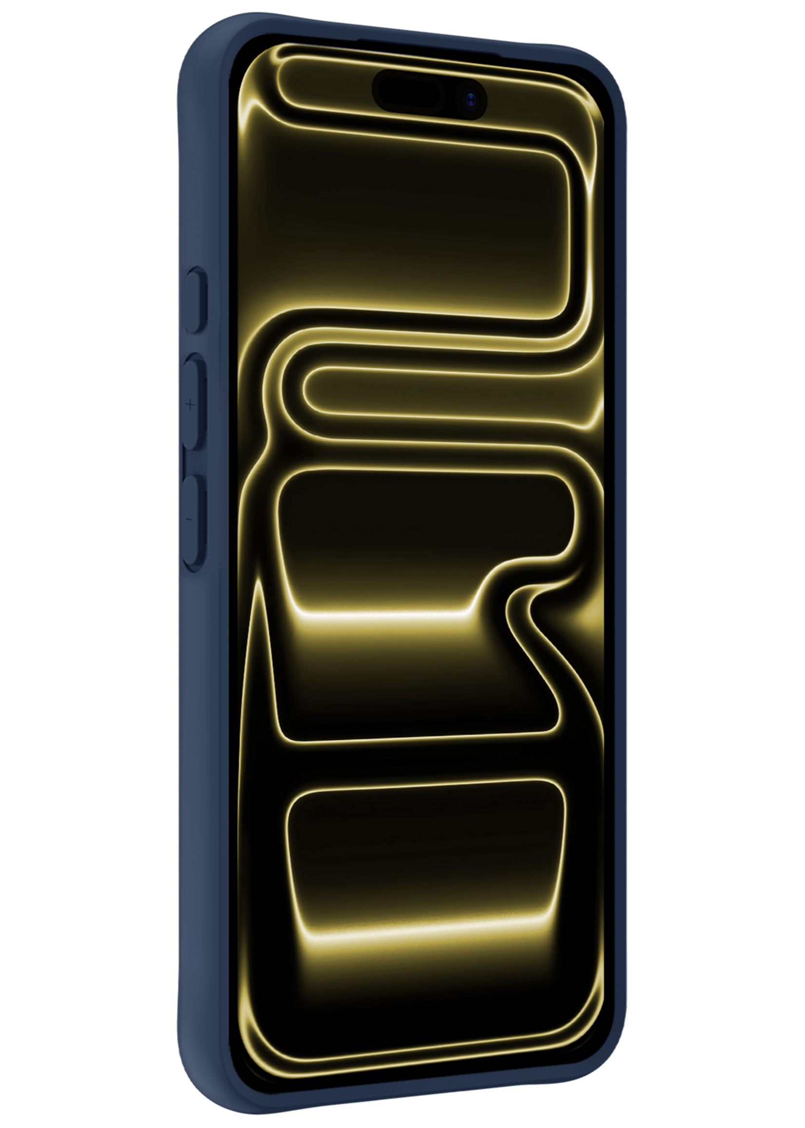 LUQ LUQ iPhone 17 Pro Max Hoesje Siliconen - Donkerblauw