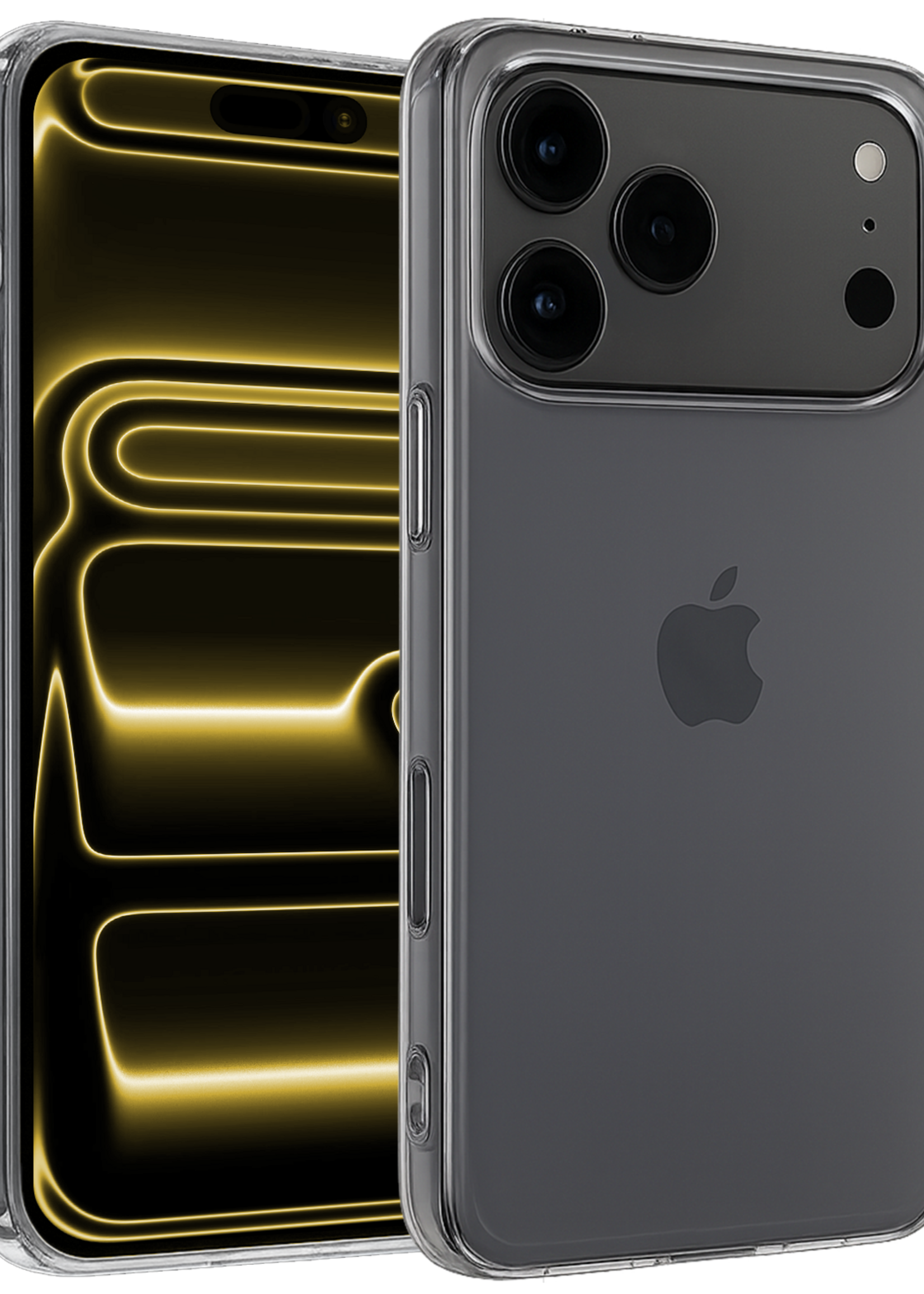 LUQ LUQ iPhone 17 Pro Hoesje Siliconen - Transparant