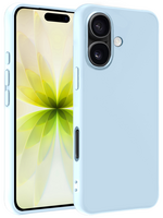 LUQ LUQ iPhone 17 Hoesje Siliconen - Lichtblauw