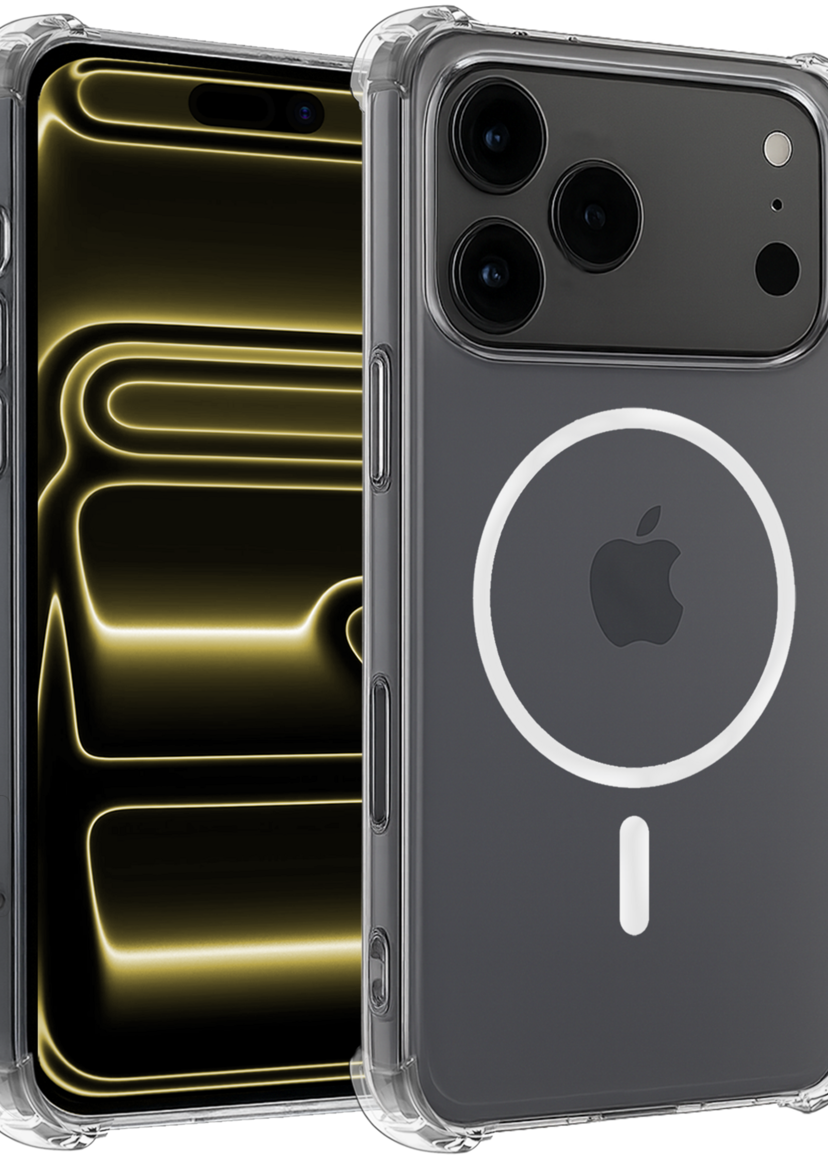 LUQ LUQ iPhone 17 Pro Magsafe Hoesje - Transparant