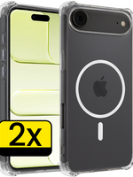 LUQ LUQ iPhone Air Magsafe Hoesje - Transparant - 2 PACK