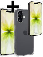 LUQ LUQ iPhone 17 Hoesje Shockproof Met Screenprotector Met Dichte Notch