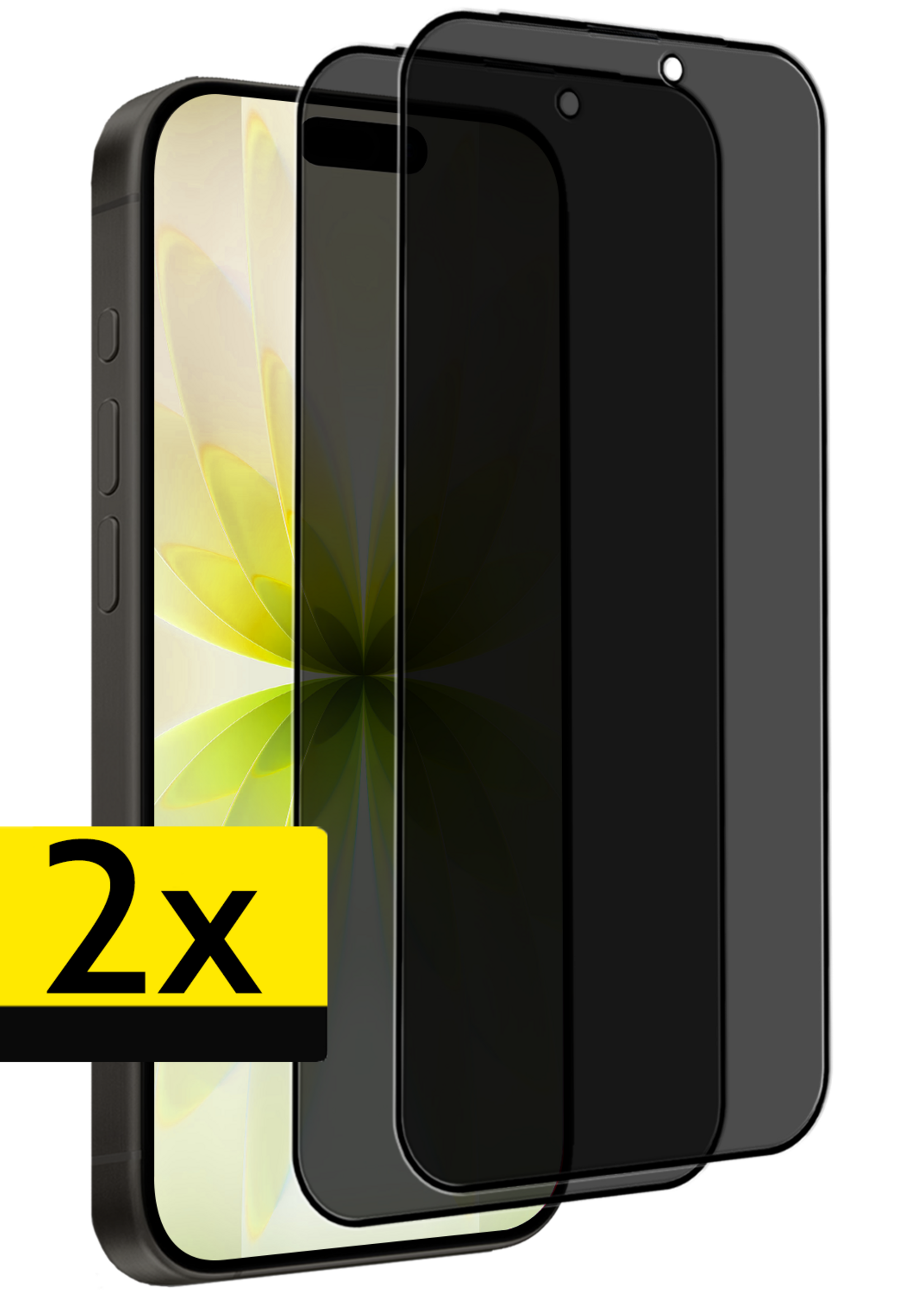 LUQ LUQ iPhone 17 Screenprotector Glas Privacy - 2 PACK