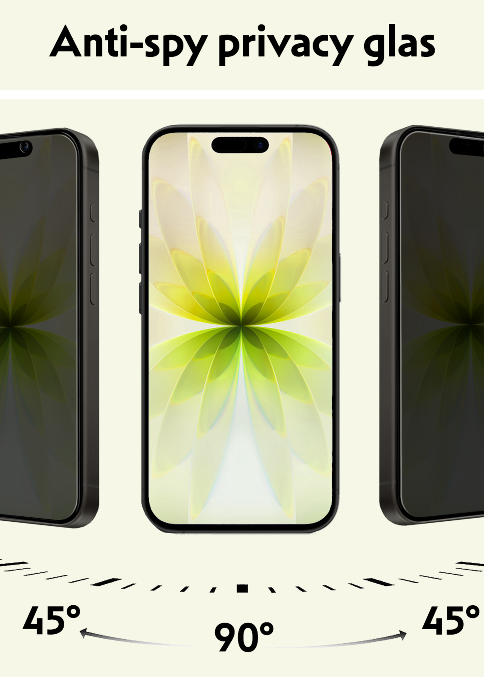 LUQ LUQ iPhone 17 Screenprotector Glas Privacy