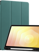 LUQ LUQ Samsung Galaxy Tab S11 Hoesje Met Uitsparing S Pen - Donkergroen