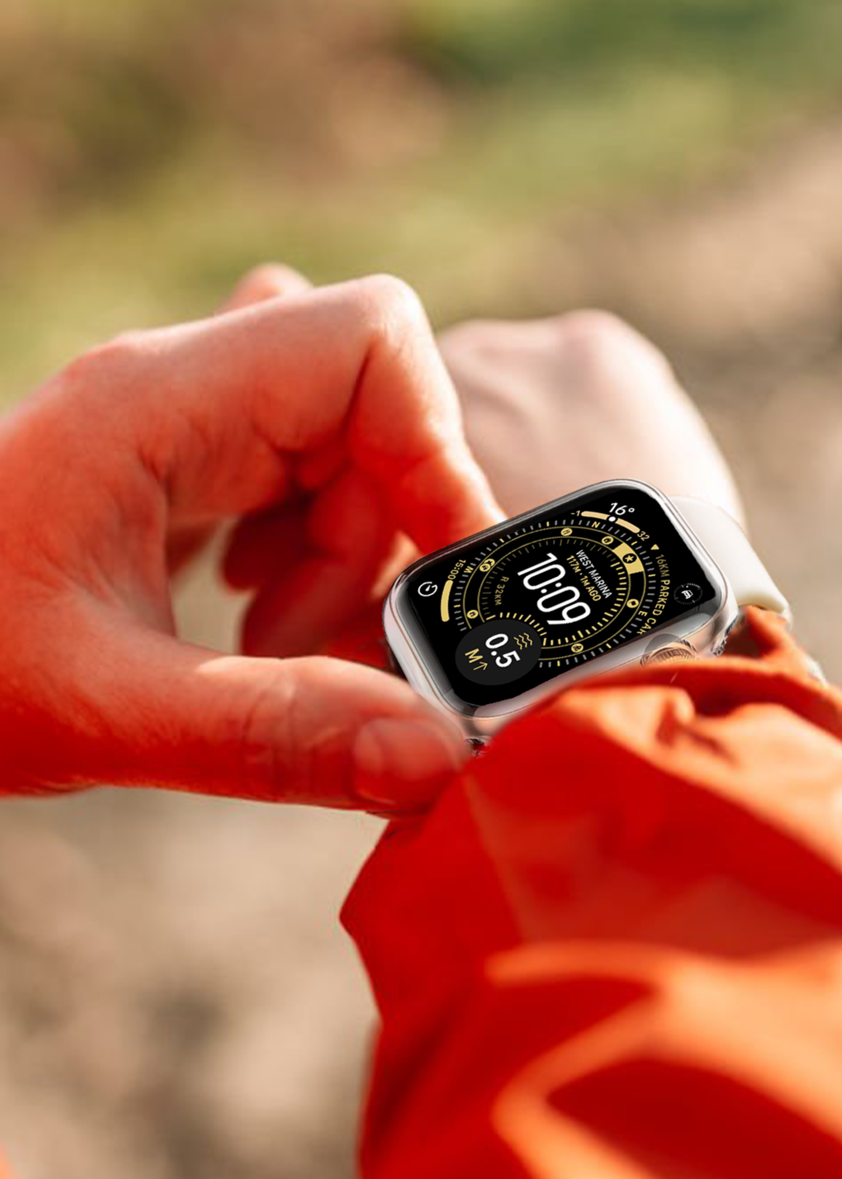 LUQ LUQ Apple Watch Ultra 3 Hoesje Siliconen Transparant - 49 mm - 2 PACK