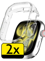 LUQ LUQ Apple Watch Series 11 Hoesje Siliconen Transparant - 42 mm - 2 PACK
