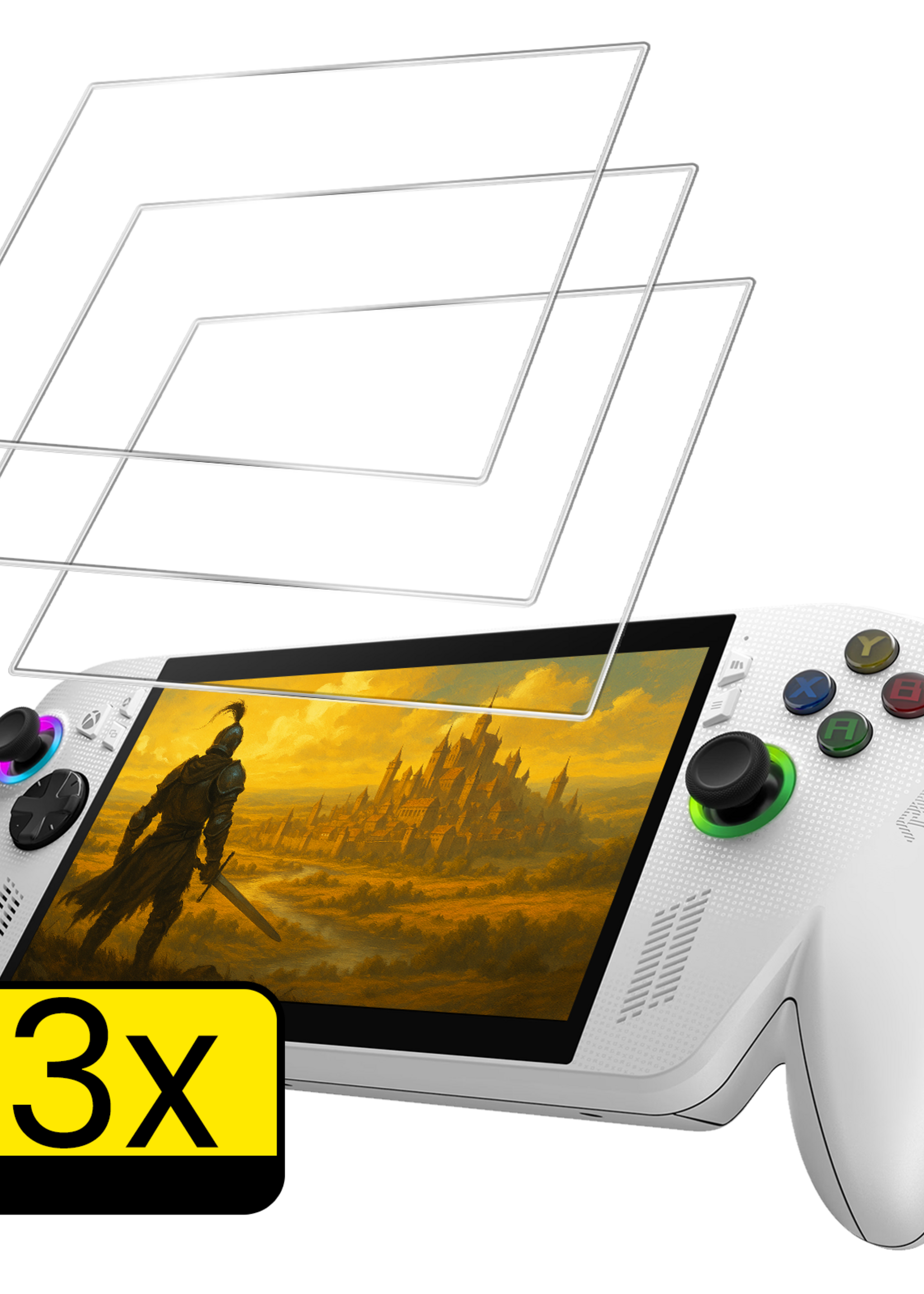 LUQ LUQ ASUS ROG Xbox Ally Screenprotector - 3 PACK