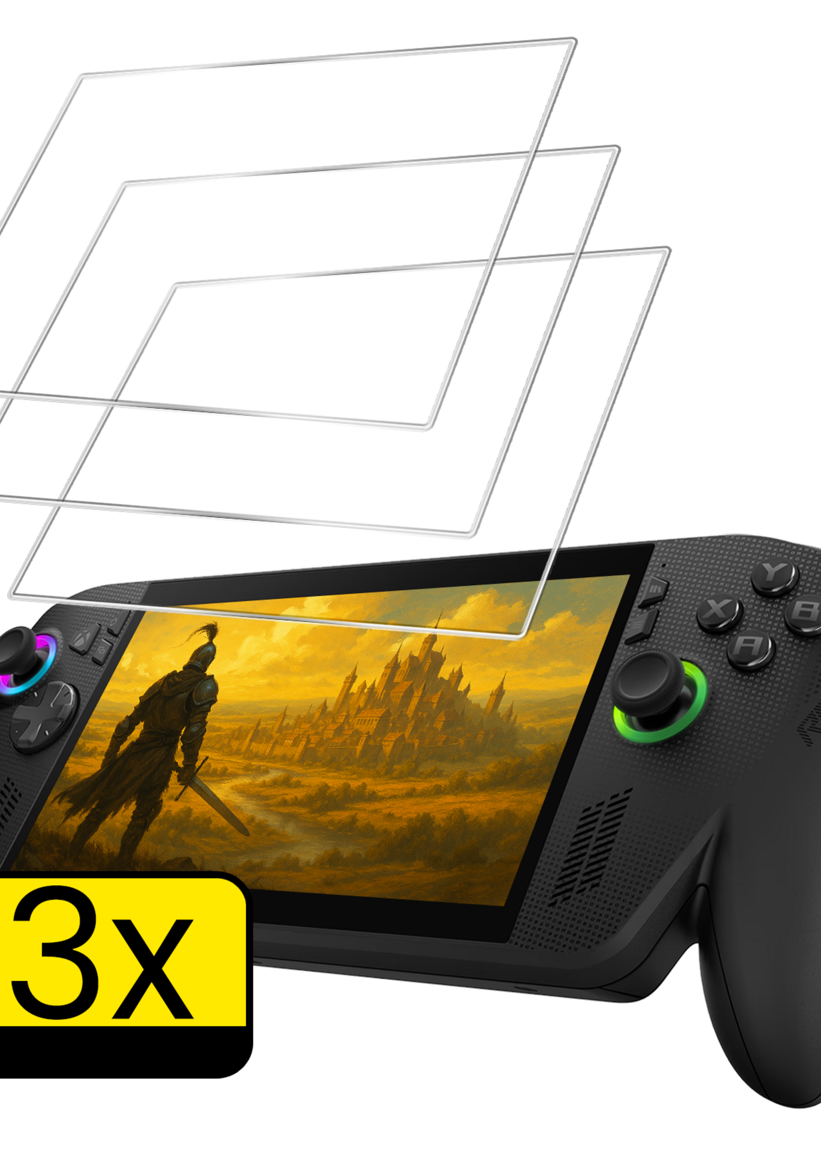 LUQ LUQ ASUS ROG Xbox Ally X Screenprotector - 3 PACK