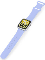 LUQ LUQ Apple Watch Bandje Siliconen Verstelbaar (38/40/41 mm) - Baby Blauw