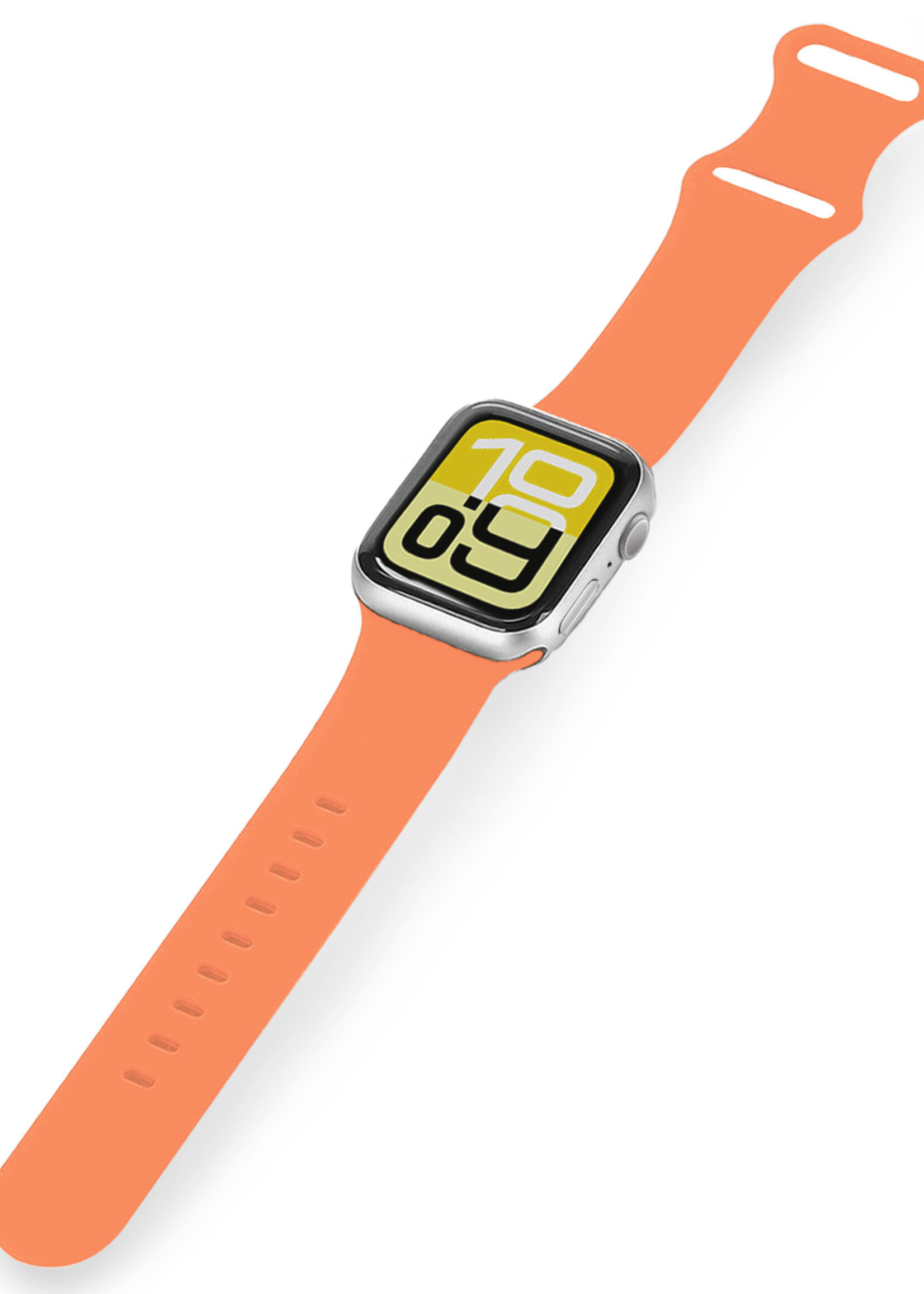 LUQ LUQ Apple Watch Bandje Siliconen Verstelbaar (38/40/41 mm) - Calendula