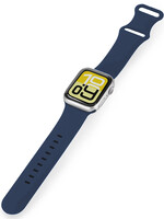 LUQ LUQ Apple Watch Bandje Siliconen Verstelbaar (38/40/41 mm) - Donkerblauw