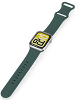 LUQ LUQ Apple Watch Bandje Siliconen Verstelbaar (38/40/41 mm) - Donkergroen