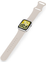LUQ LUQ Apple Watch Bandje Siliconen Verstelbaar (38/40/41 mm) - Ivoor
