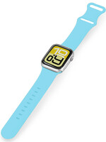 LUQ LUQ Apple Watch Bandje Siliconen Verstelbaar (38/40/41 mm) - Lichtblauw