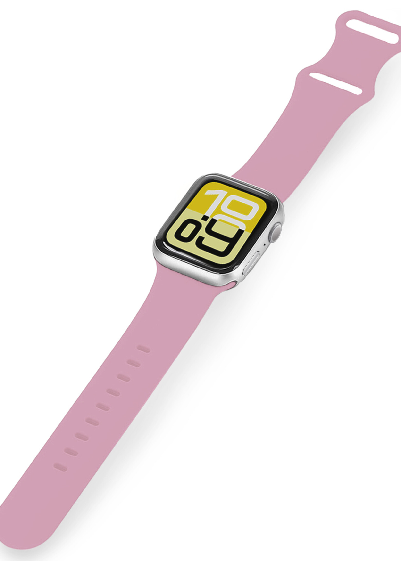 LUQ LUQ Apple Watch Bandje Siliconen Verstelbaar (38/40/41 mm) - Lila