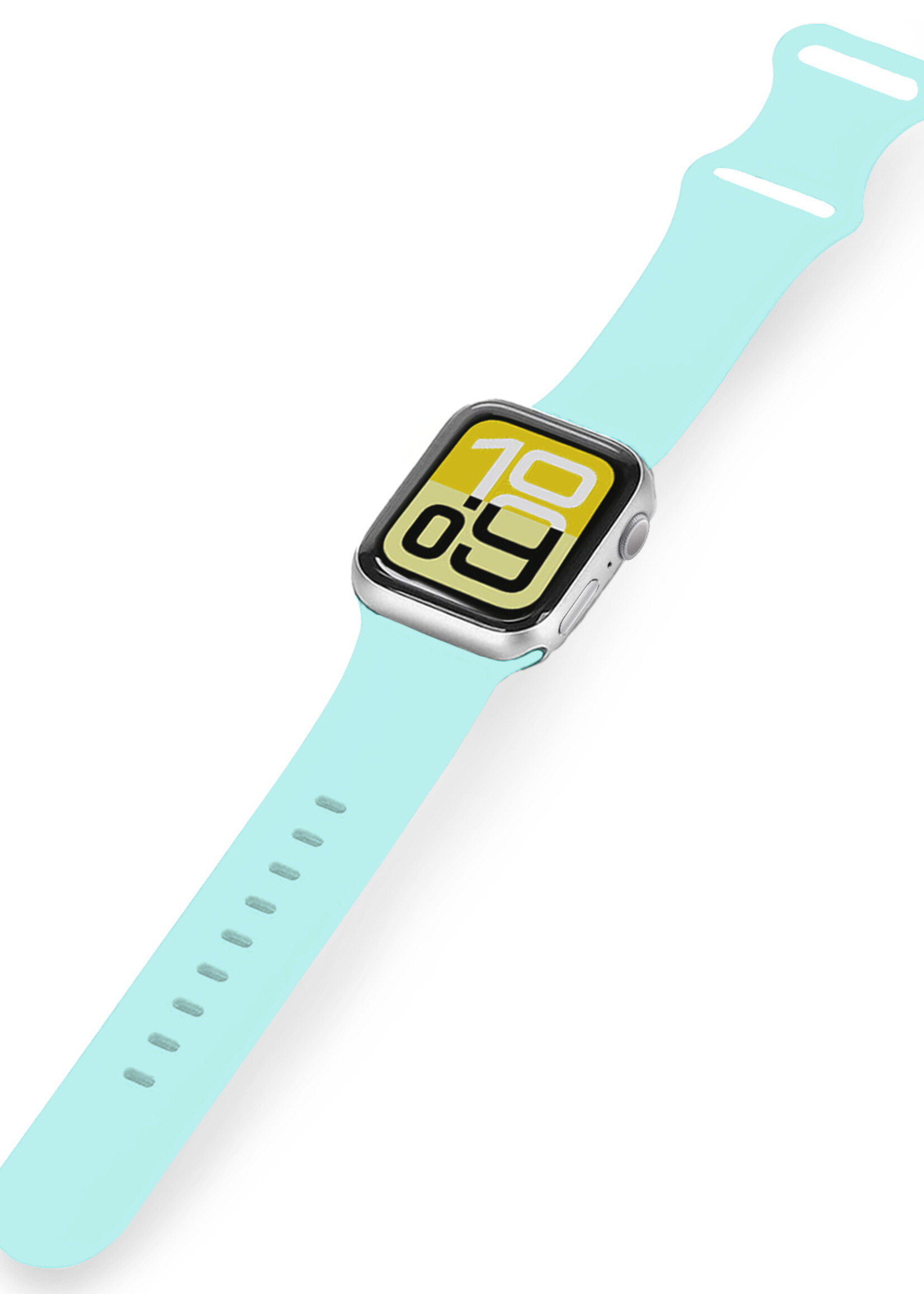 LUQ LUQ Apple Watch Bandje Siliconen Verstelbaar (38/40/41 mm) - Oud Roze