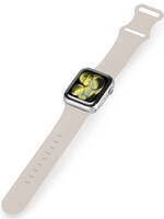 LUQ LUQ Apple Watch Bandje Siliconen Verstelbaar (42/44/45/46 mm) - Ivoor