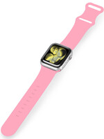 LUQ LUQ Apple Watch Bandje Siliconen Verstelbaar (42/44/45/46 mm) - Roze