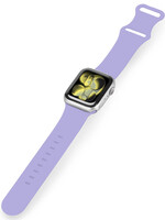 LUQ LUQ Apple Watch Bandje Siliconen Verstelbaar (42/44/45/46 mm) - Violet