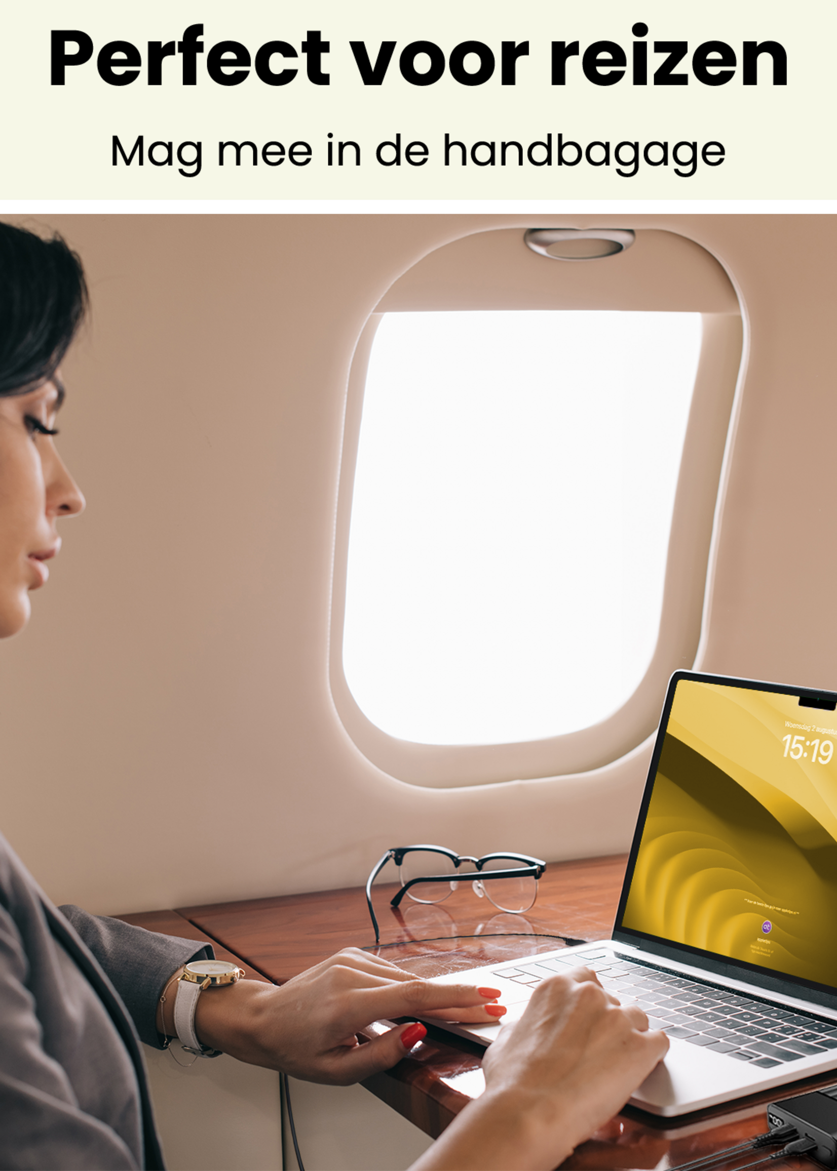 LUQ Powerbank 20000 mAh Universele Powerbanks – 22.5W USB 3.0 Snellader - Zwart