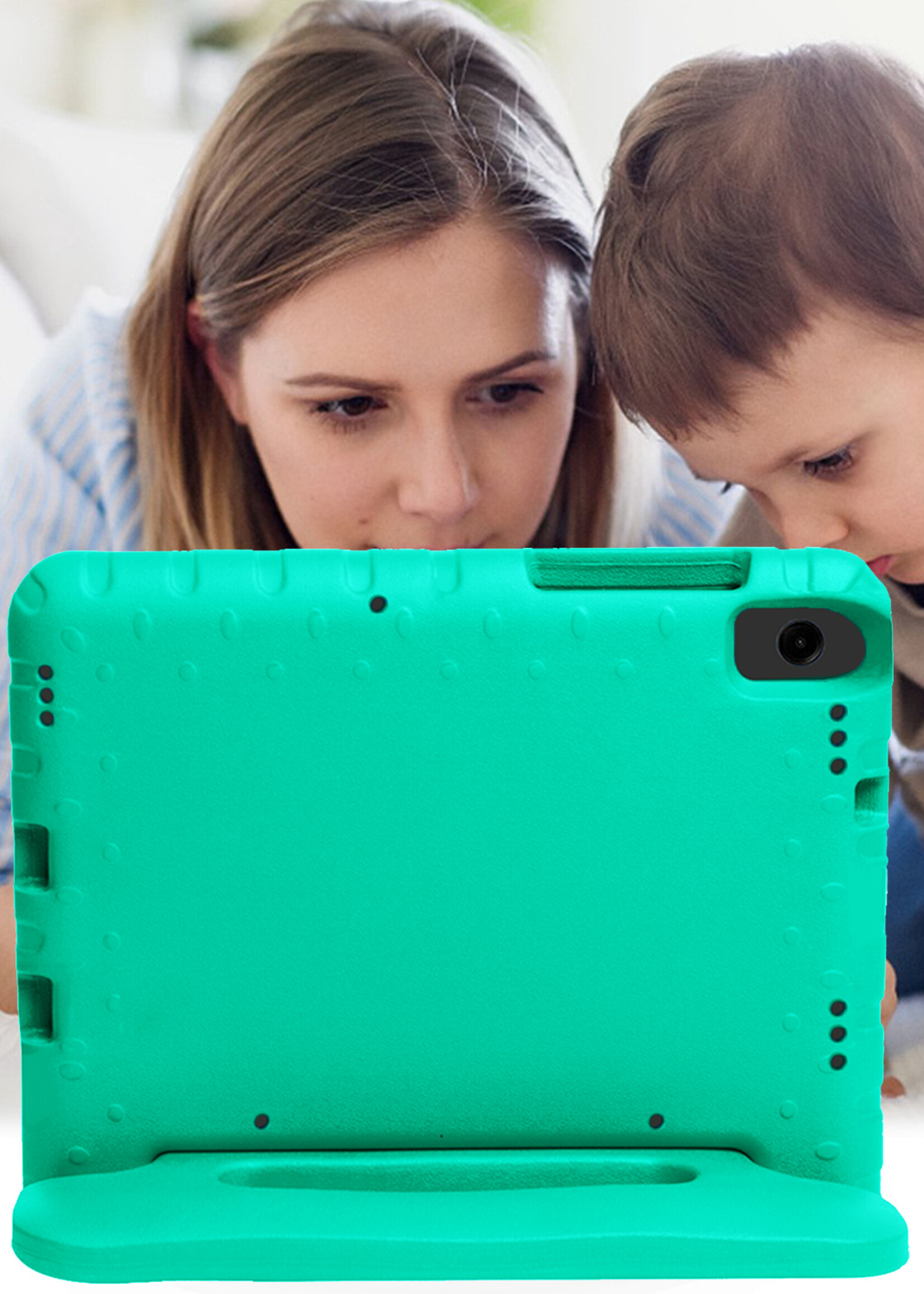 LUQ LUQ Samsung Galaxy Tab A11 Kinderhoes - Turquoise