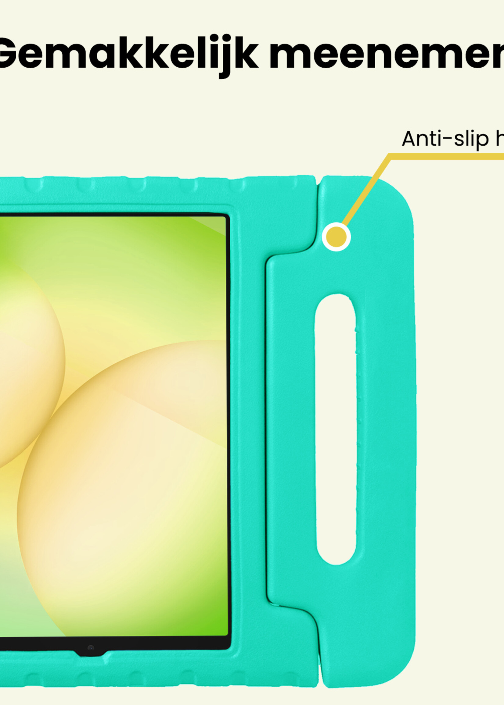 LUQ LUQ Samsung Galaxy Tab A11 Kinderhoes - Turquoise