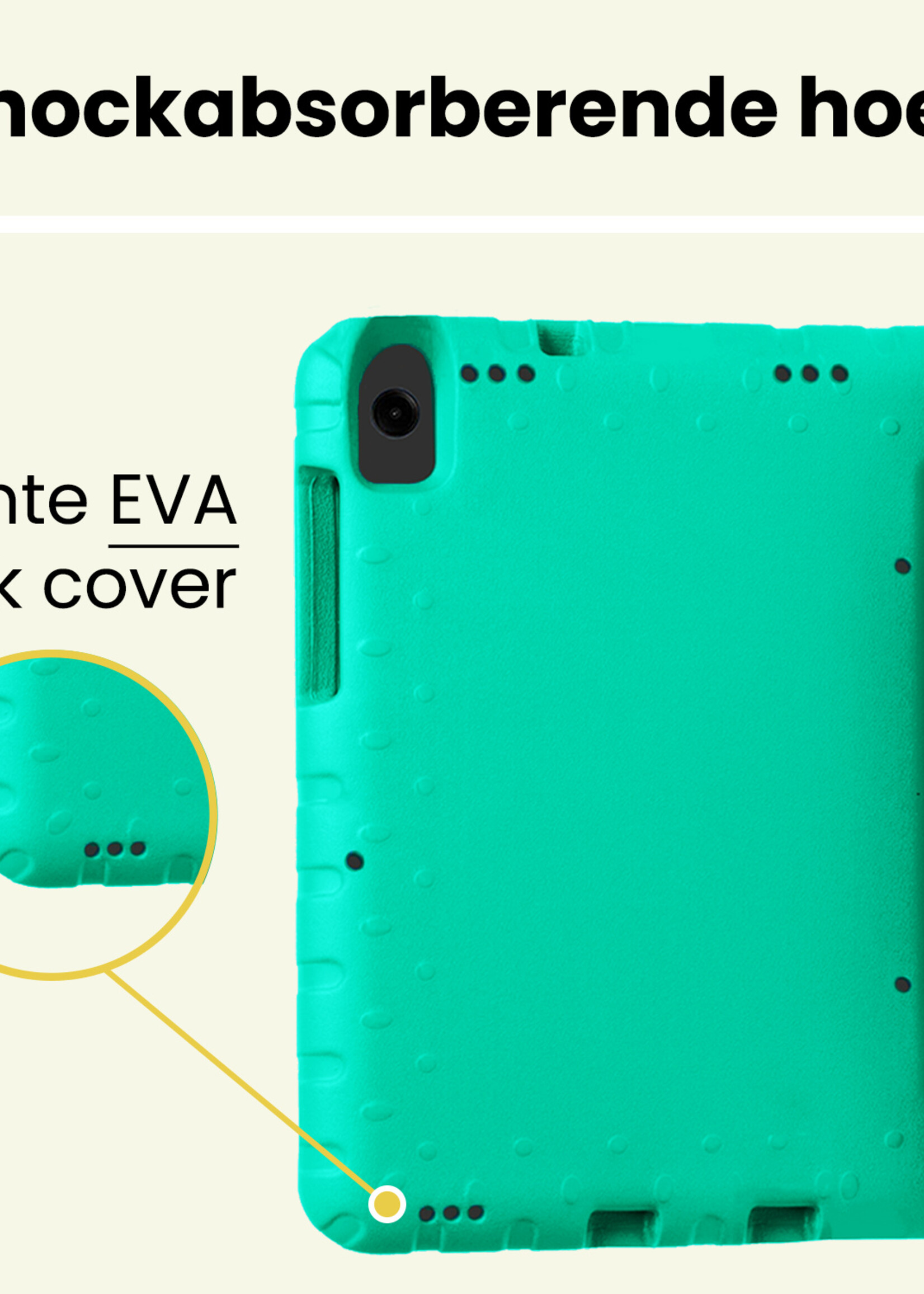 LUQ LUQ Samsung Galaxy Tab A11 Kinderhoes - Turquoise