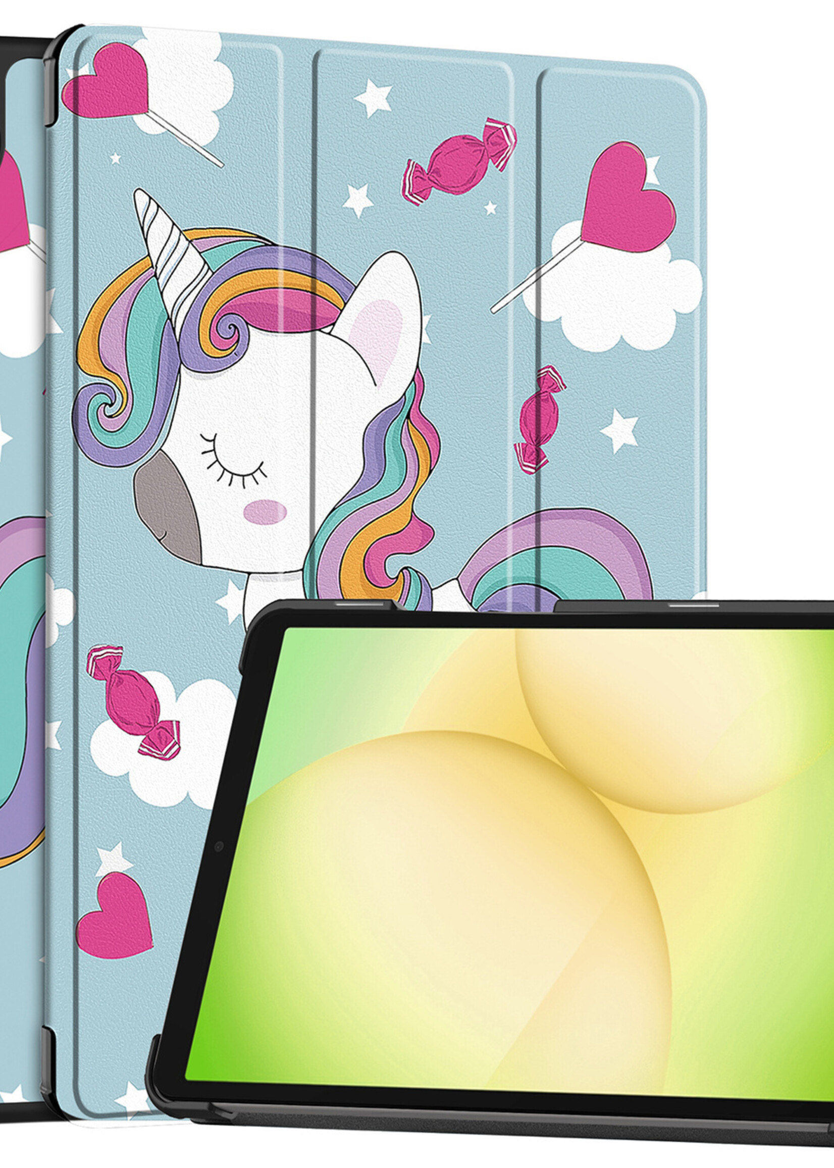 LUQ LUQ Samsung Galaxy Tab A11 Hoes - Eenhoorn