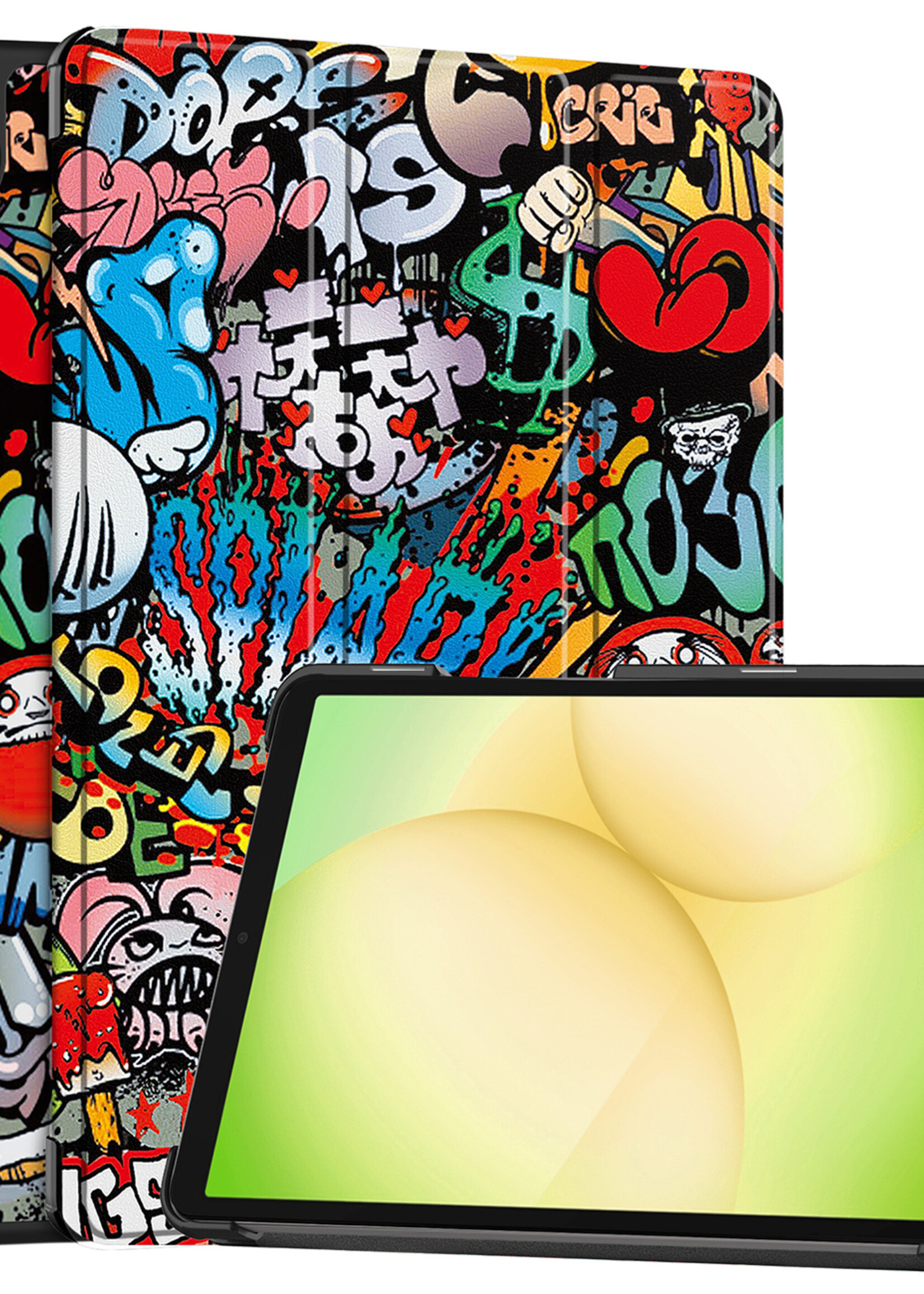 LUQ LUQ Samsung Galaxy Tab A11 Hoes - Graffity