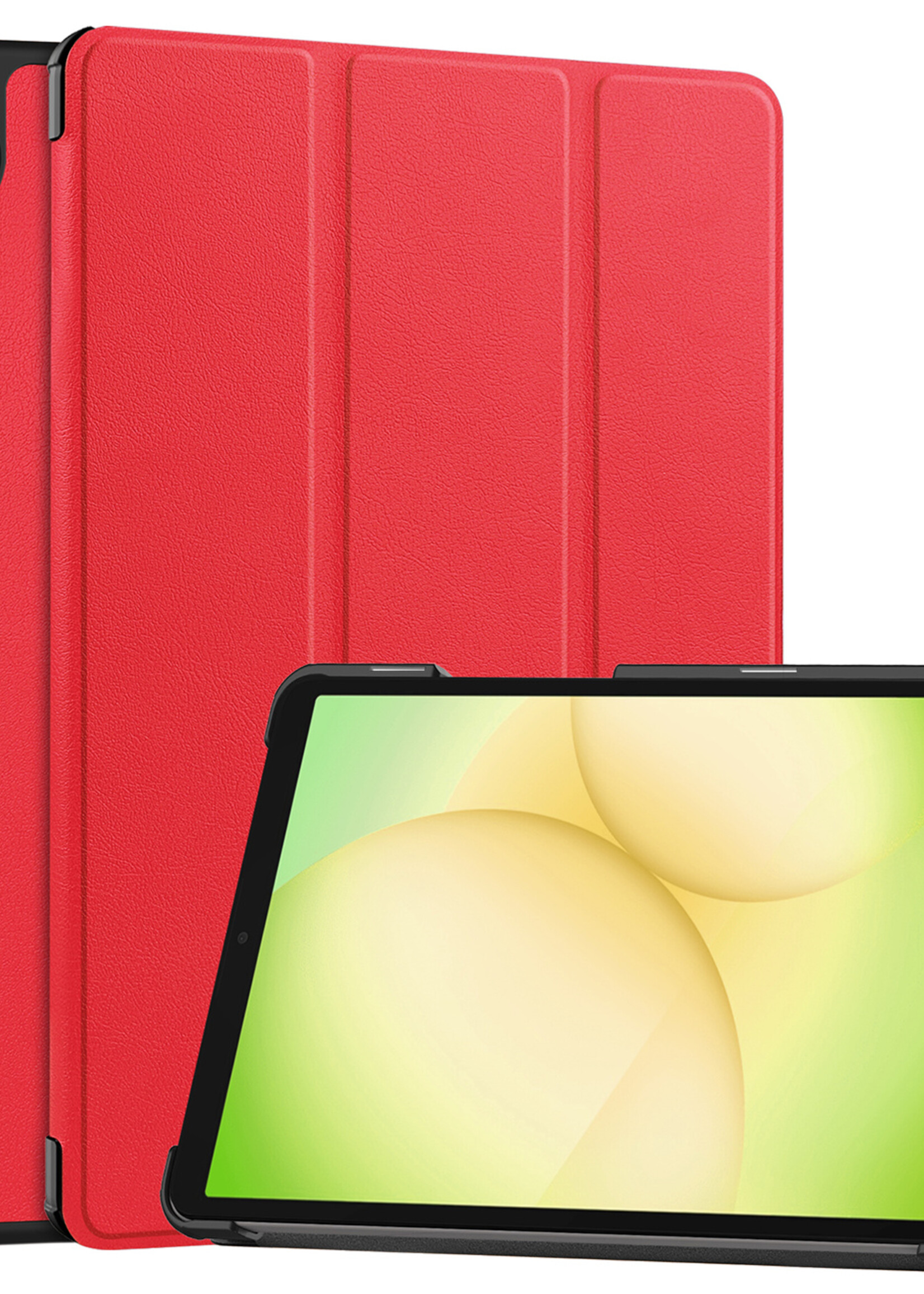 LUQ LUQ Samsung Galaxy Tab A11 Hoes - Rood