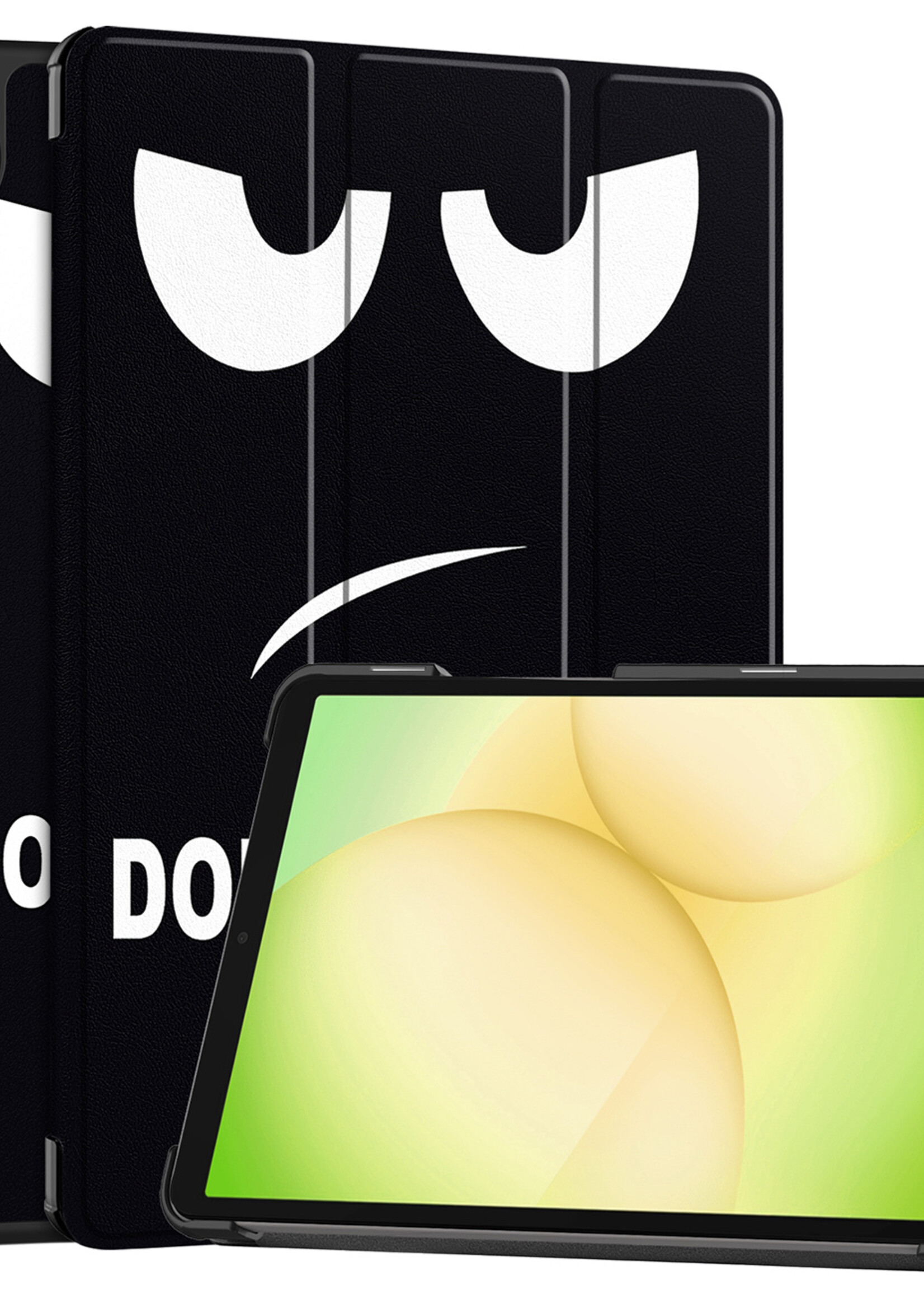 LUQ LUQ Samsung Galaxy Tab A11 Hoes - Don't touch me