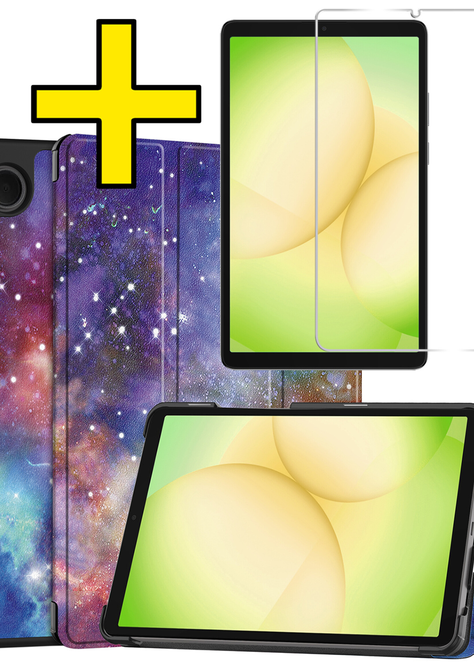 LUQ LUQ Samsung Galaxy Tab A11 Hoes Met Screenprotector - Galaxy