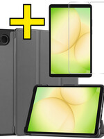 LUQ LUQ Samsung Galaxy Tab A11 Hoes Met Screenprotector - Grijs