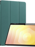 LUQ LUQ Samsung Galaxy Tab S11 Ultra Hoesje Met Uitsparing S Pen - Donkergroen