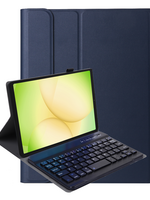 LUQ LUQ Samsung Galaxy Tab A11 Toetsenbordhoes - Donkerblauw