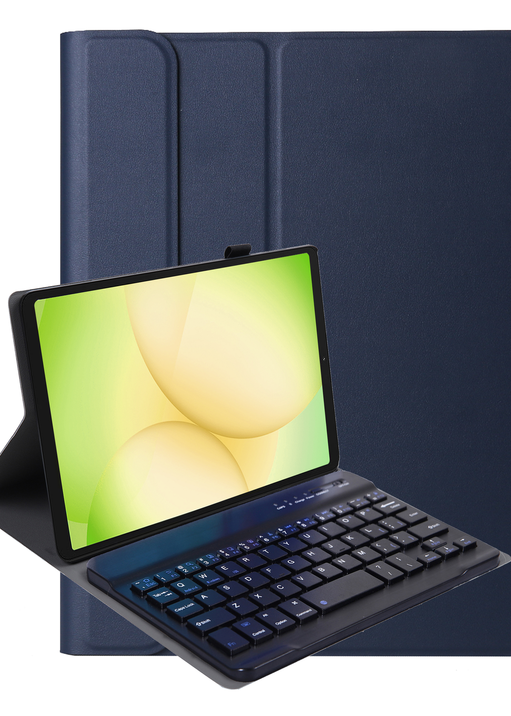 LUQ LUQ Samsung Galaxy Tab A11 Toetsenbordhoes - Donkerblauw