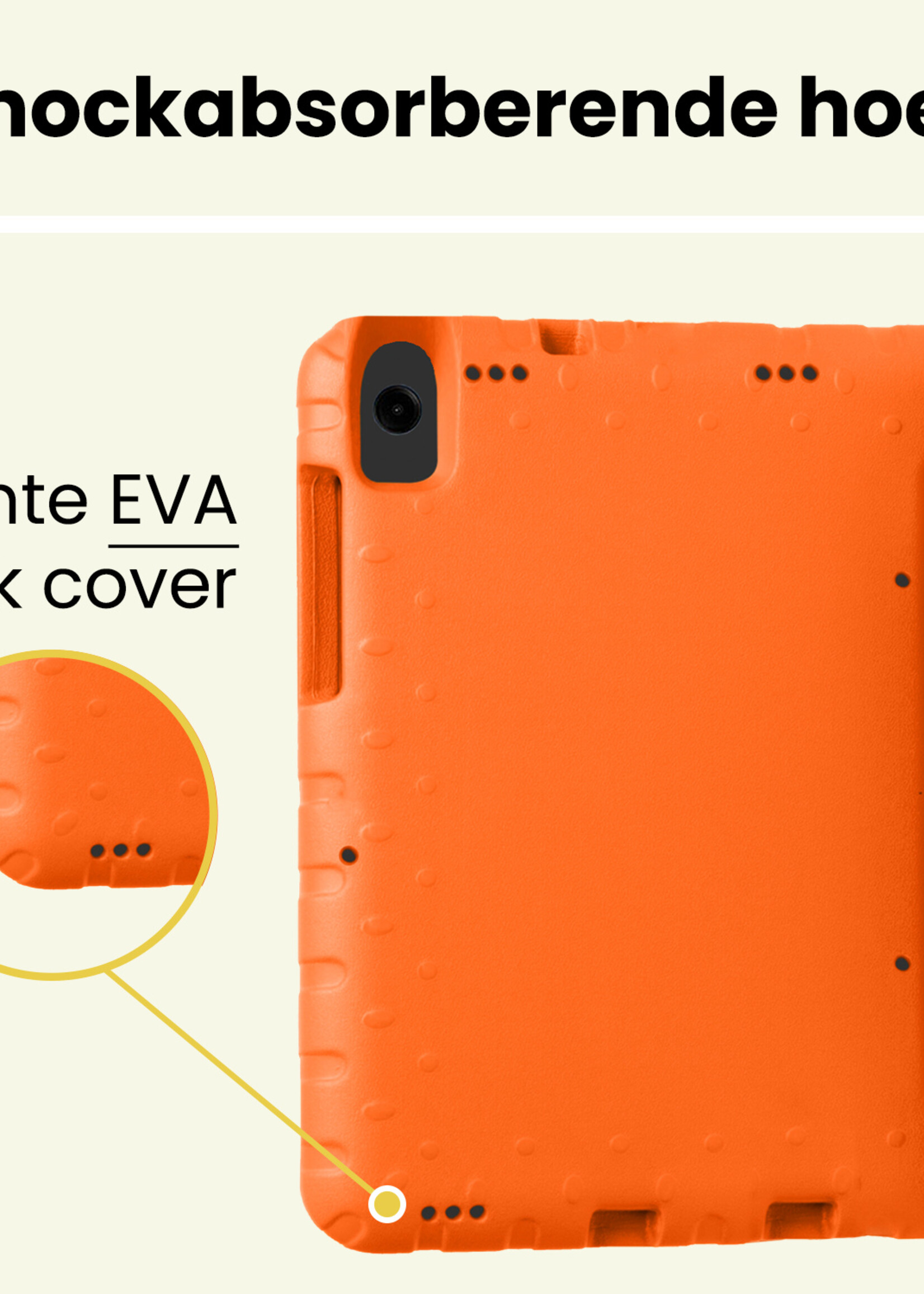 LUQ LUQ Samsung Galaxy Tab A11 Kinderhoes - Oranje