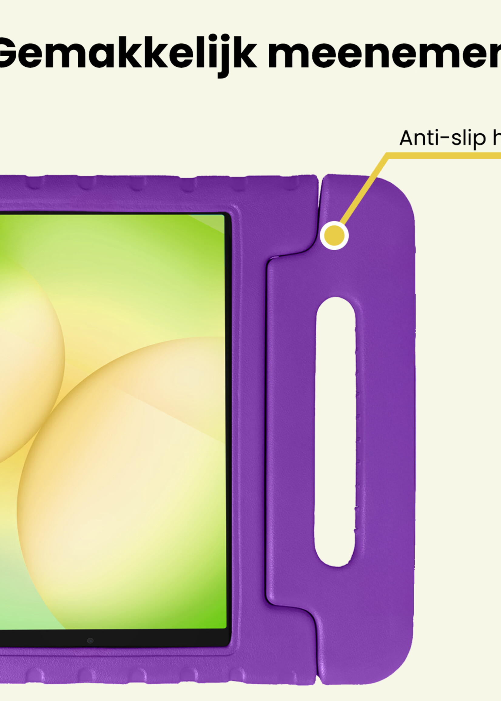 LUQ LUQ Samsung Galaxy Tab A11 Kinderhoes - Paars