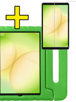 LUQ LUQ Samsung Galaxy Tab A11 Kinderhoes Met Screenprotector - Groen