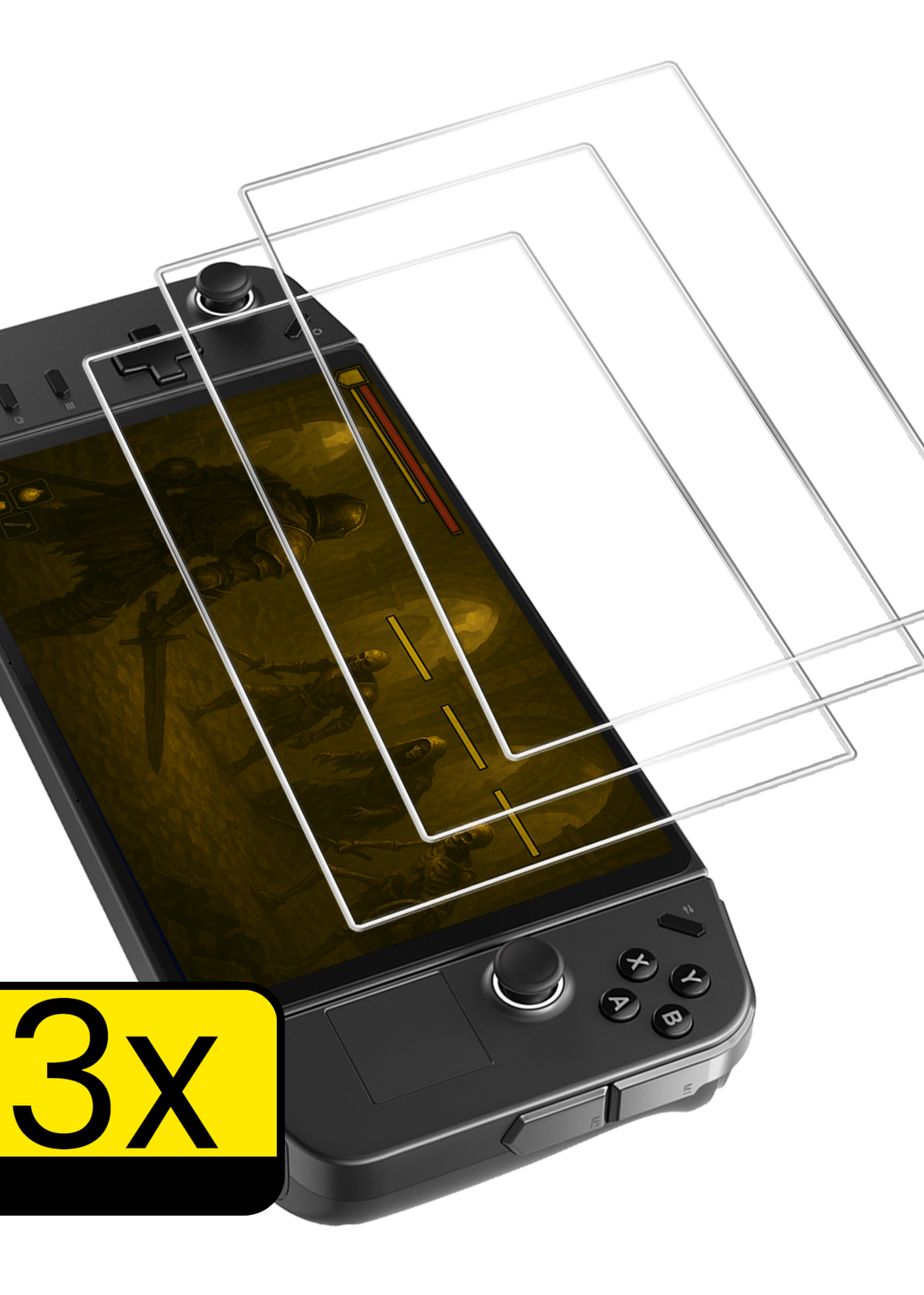 LUQ LUQ Lenovo Legion Go Screenprotector - 3 PACK