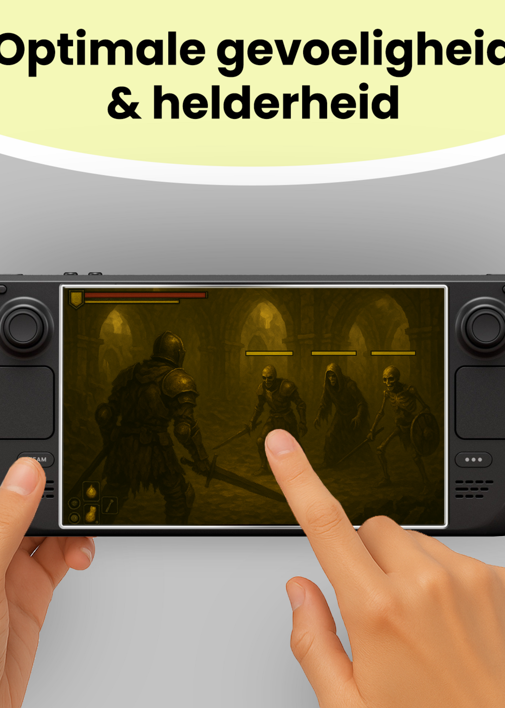 LUQ LUQ Steam Deck OLED Screenprotector - 3 PACK